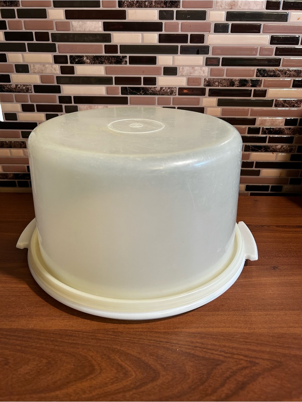 Vintage Tupperware RoundCake Carrier with Handles